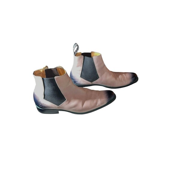 John Fluevog Twin Turbine 1224 Stark St Pink Leather Chelsea Boots Men’s 11.5 M main image 6
